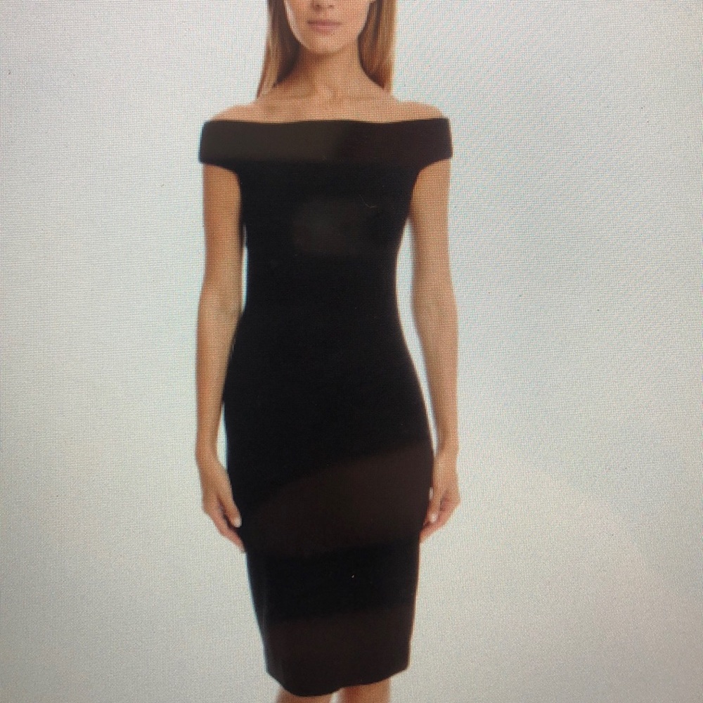 L’AGENCE Anna off-shoulder dress